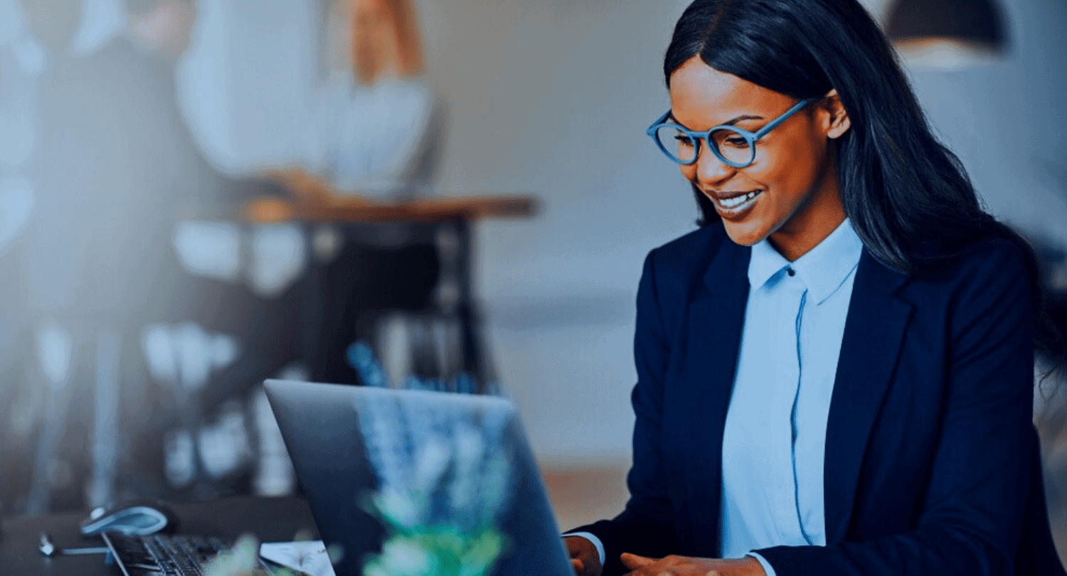 A prospective transportation industry partner reviewing information