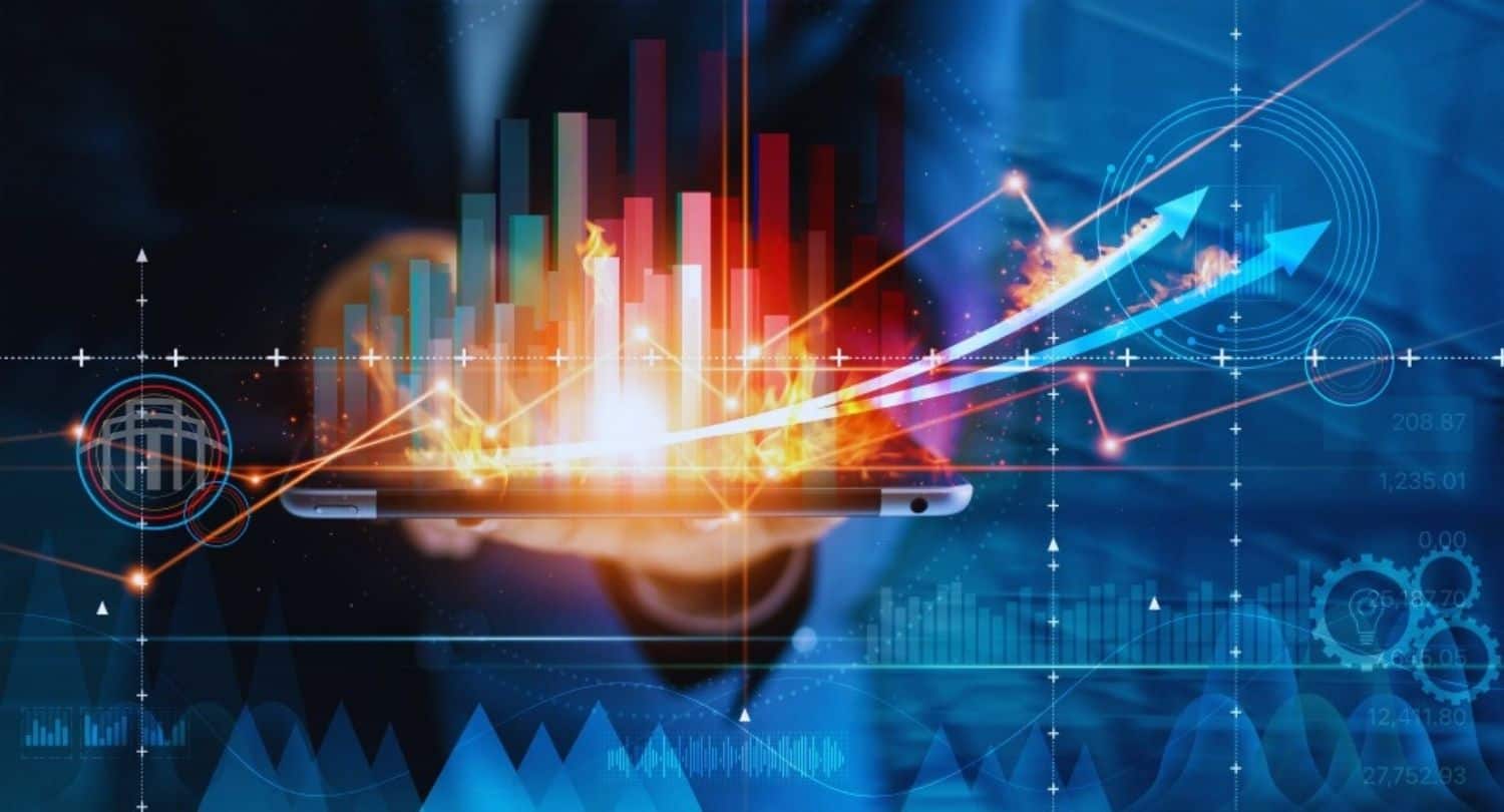 Digital analytics representing mutual partner success