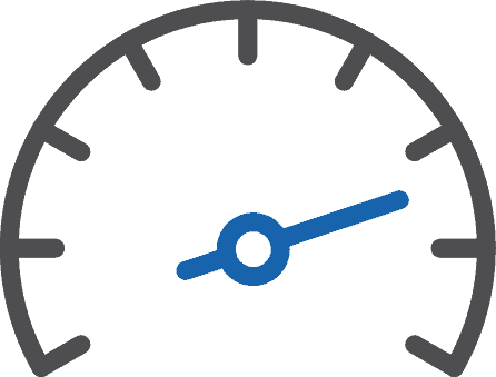 Graph analysis icon representing data analytics, digital transformation, and technology solutions for businesses.