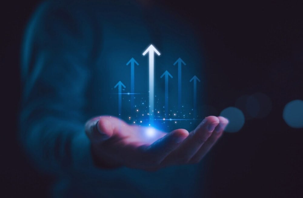 Image concept illustrating business growth