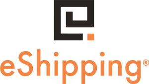 Cloud-based eShipping logistics platform logo for streamlined freight management and transportation solutions.