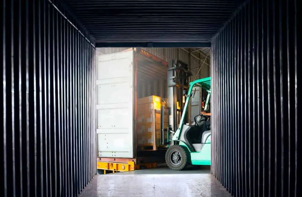 freight shippers forklift warehouse
